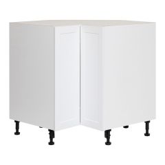 Base Cabinet Corner 2 Doors - Shaker - White - 33" x 34 3/4" x 24"