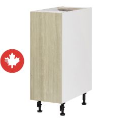 Caisson inférieur 1 porte, Beauté Naturelle, bois, 12" x 34 3/4" x 24"