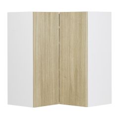 Wall Corner Cabinet 2 Doors - Sheer Beauty - Wood - 24" x 30" x 12 1/2"