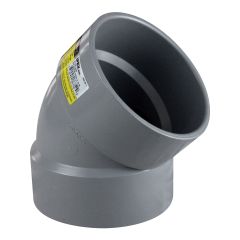 Elbow Hub 45° - RadonX - PVC - SGV - 4"