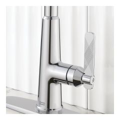 Robinet de cuisine rétractable, Eastcourt, chrome