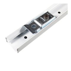 Rail pour porte pliante, 48", blanc