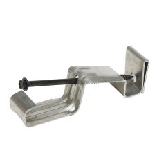 Attache gouttière caché, avec vis, aluminium