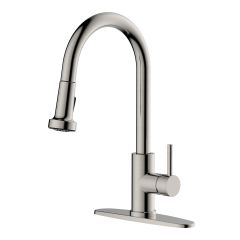 Robinet de cuisine, Lamego, nickel brossé