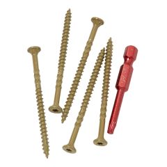 Vis pour deck Elite, #8 x 2 1/2", 600/pqt