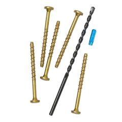 Vis à béton Caliburn XL, 19/64" X 3 1/2", 25/pqt