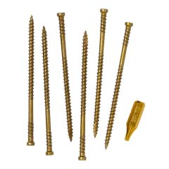 Vis RT Composite pour boiseries, calibre #8, 3-1/8 po, paq. de 3 500