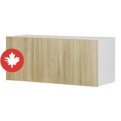 Caisson supérieur pour réfrigérateur, 2 portes, mélamine, 33 po