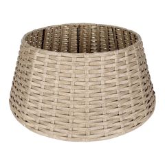 Christmas Tree Collar – 23" x 10" – Natural Wicker Look