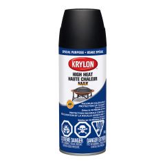 High-Heat Spray Paint - Intense Matte Black - 340 g