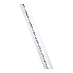 Vented Finish Trim, Aluminum, 10-ft, White