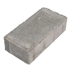 Pavé Interpavé, béton, 2" x 8,4" x 4,1", gris