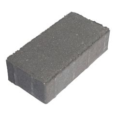 Pavé Interpavé, béton, 2" x 8,4" x 4,1", charbon