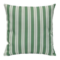 Coussin d'extérieur, motif rayé, 16" x 16"