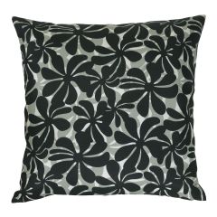 Coussin d'extérieur, motif monochrome, 16" x 16"