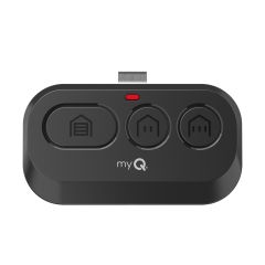 Télécommande universelle pour porte de garage, 3 boutons, noir