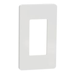 Screwless Wall Plate - Simple - White