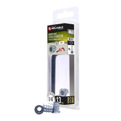 Type D Joint Connector Nuts - 1/4" x 13 mm - 4/Pkg