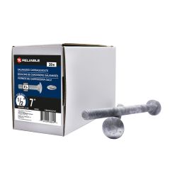 Carriage Bolts - 1/2" x 7" - Hot‑Dip Galvanized - 20/Pkg