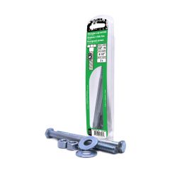 Hex Bolts - Grade 2 - 3/8" x 4-1/2" - Zinc-Plated - 3/Pkg