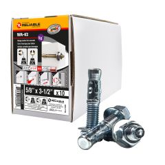 Ancrages à coin pour béton, 5/8" x 3 1/2", 10/pqt