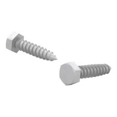 Tire-fonds à tête hexagonale, 1/4" x 1", fini galvanisé, 50/pqt