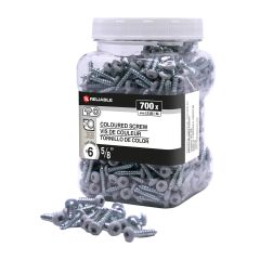 Metal Screws - #6 x 5/8" - Self-Tapping - Type A - Grey - 700/Pkg