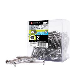 Stainless Steel Screws - #10 x 2" - Type A - 100/Pkg