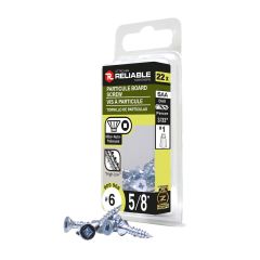 Wood Screws - #6 x 5/8" - Asymetric Thread - 22/Pkg