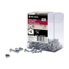 Metal Screws - #4 x 1/4" - Self-Tapping - Type A - 100/Pkg
