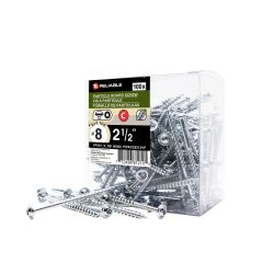 Wood Screws - #8 x 2-1/2" - Coarse Thread - 100/Pkg