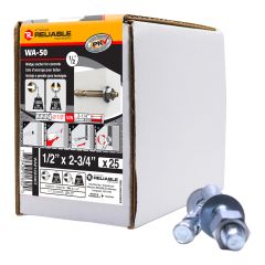 Wedge Anchors - 1/2" x 2-3/4" - 25/Pkg