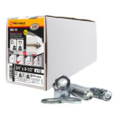 Wedge Anchors - 3/4" x 8-1/2" - 10/Pkg