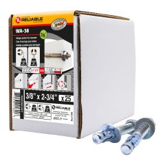 Wedge Anchors - 3/8" x 2-3/4" - 25/Pkg