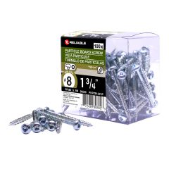 Wood Screws - #8 x 1 3/4" - Asymetric Thread - 100/Pkg