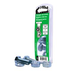 Bolts with Nuts and Washers - 7/16" x 1" - Grade 2 - 2/Pkg