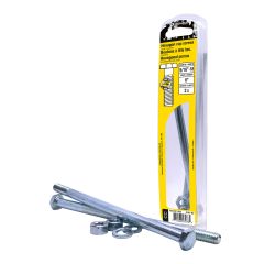 Bolts with Nuts and Washers - 5/16" x 6" - Grade 5 - 2/Pkg