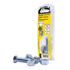 Bolts with Nuts and Washers - 7/16" x 1 1/4" - Grade 5 - 2/Pkg