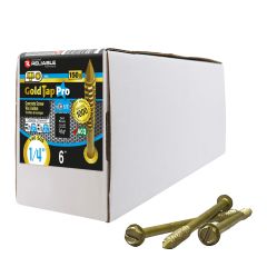 Concrete Screws - 1/4" x 6" - Gold Seal - 6/Pkg