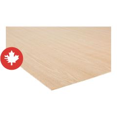 Panneau exotique en chêne, 1/4" x 8' x 4'