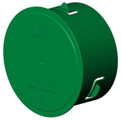 Interior End Cap - 4" - Green