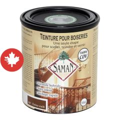SAMAN Stain and Varnish - Aged Oak - 946 ml