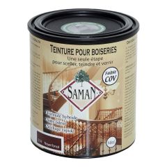 SAMAN Stain and Varnish - Dark Walnut - 946 ml