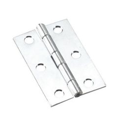 Charnière étroite, zinc, 2 1/2" x 2 1/2", 2/pqt