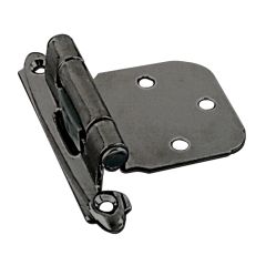 Semi-Concealed Self-Closing Hinge - Br. pewter - 2 3/4" - 2/Pkg