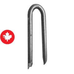 Crampe galvanisée à chaud, 1 3/4", 150/pqt