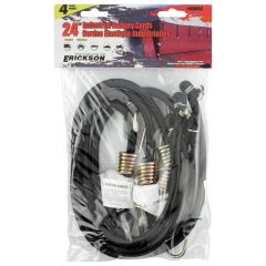 Corde élastique industrielle, noir, 24", 4/pqt