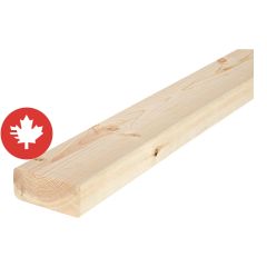 2" x 4" x 93 1/4" Épinette Sec
