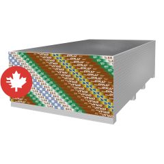 Panneau de gypse Sheetrock à noyau traité, Type X