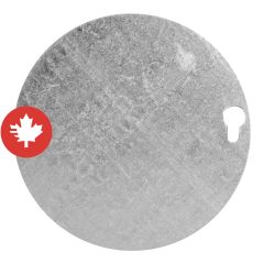 Couvercle rond sans ouverture